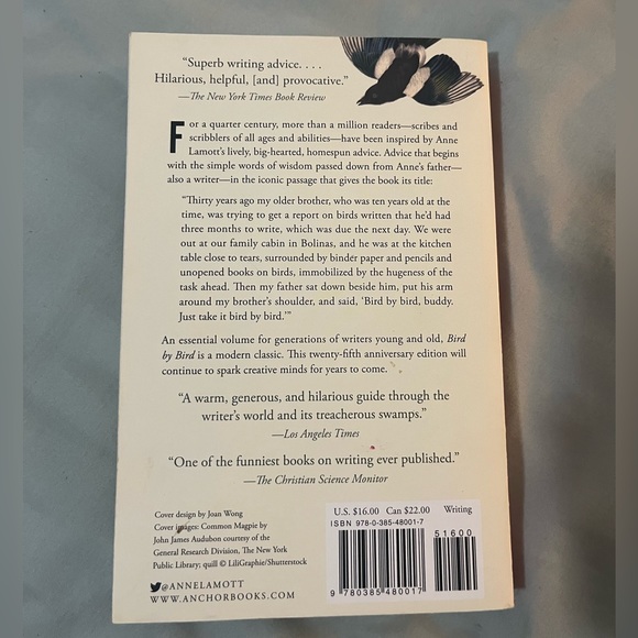 Bird by Bird by Annie Lamott - Picture 3 of 3